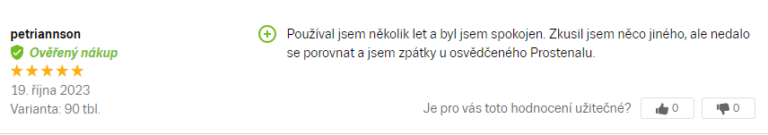Prostenal [recenze 2025]: Pomůže na prostatu? - Urologické listy